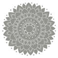 Kakeldekor, Lotus Grå (6st)