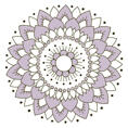 Kakeldekor, Lotus Lila (6st)