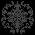 Kakeldekor Medeleine bl/grey (6st)