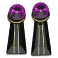 Örhängen deco,  purple