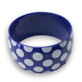 Armband, Polka Dot Blue