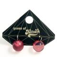 Örhängen, Boll transparent rosa