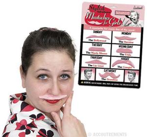 Hauskaa - Muut tarvikkeet - Vikset, Stylish Mustaches for Girls
